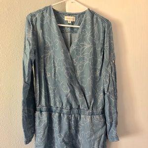 Chambray romper